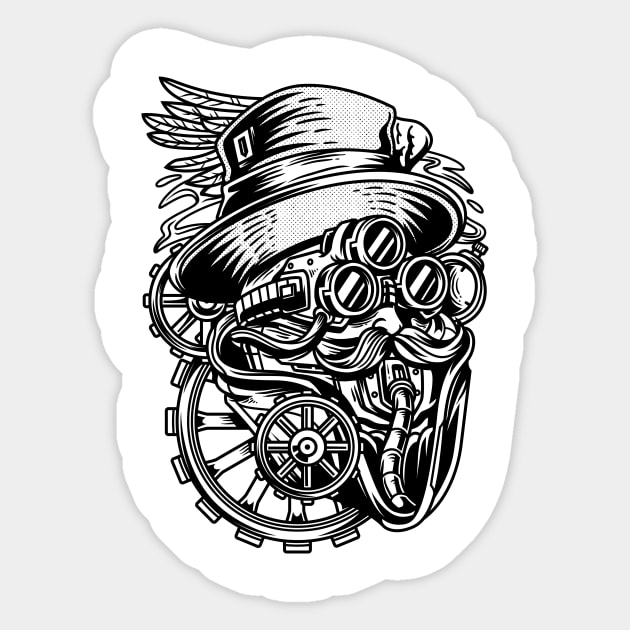 Steampunk Sticker by NerdGamePlus